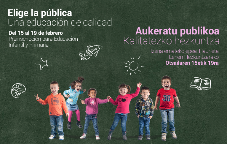 Entrar a la noticia: Preinscripción curso 2016-17 en centros públicos o concertados.