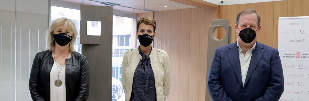 Entrar a la noticia: La Presidenta Chivite visita la sede de Euskarabidea